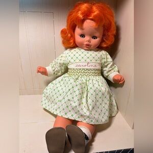 Furga Italy Carolina baby sleepy eye doll. Previously loved.